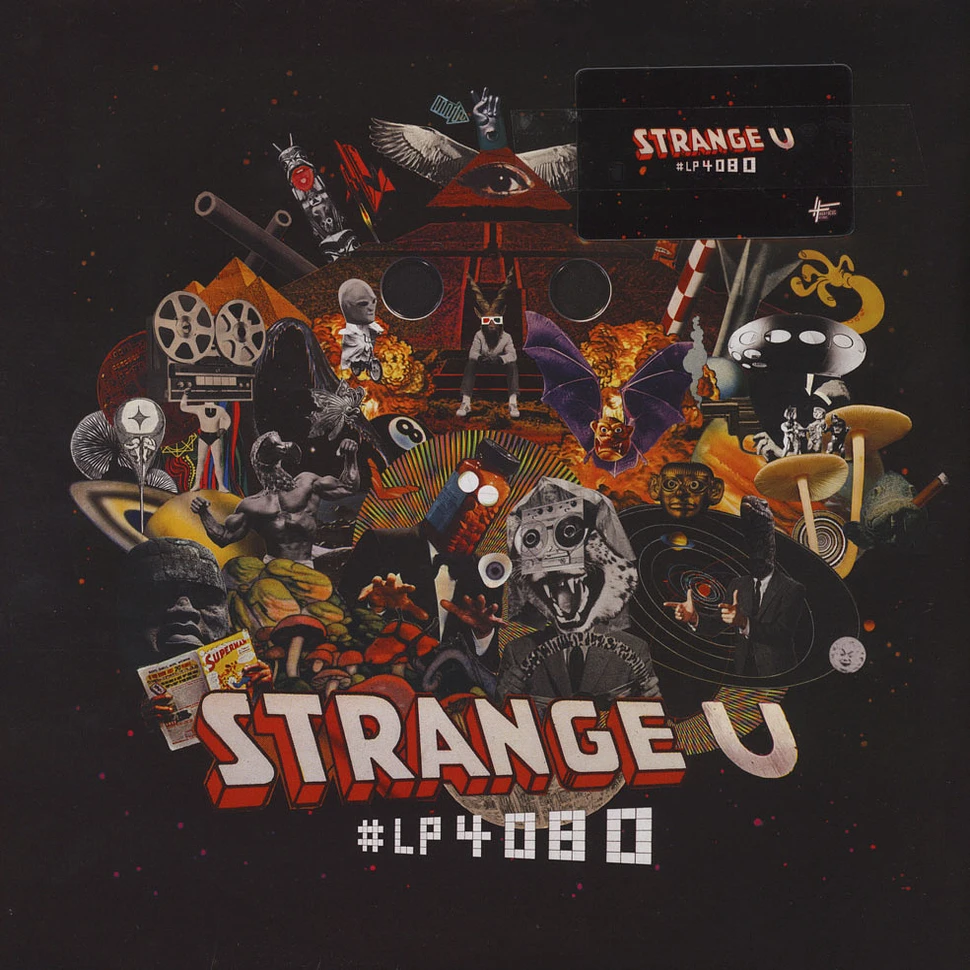Strange U - #LP4080 Red/Black Marble Vinyl Edition