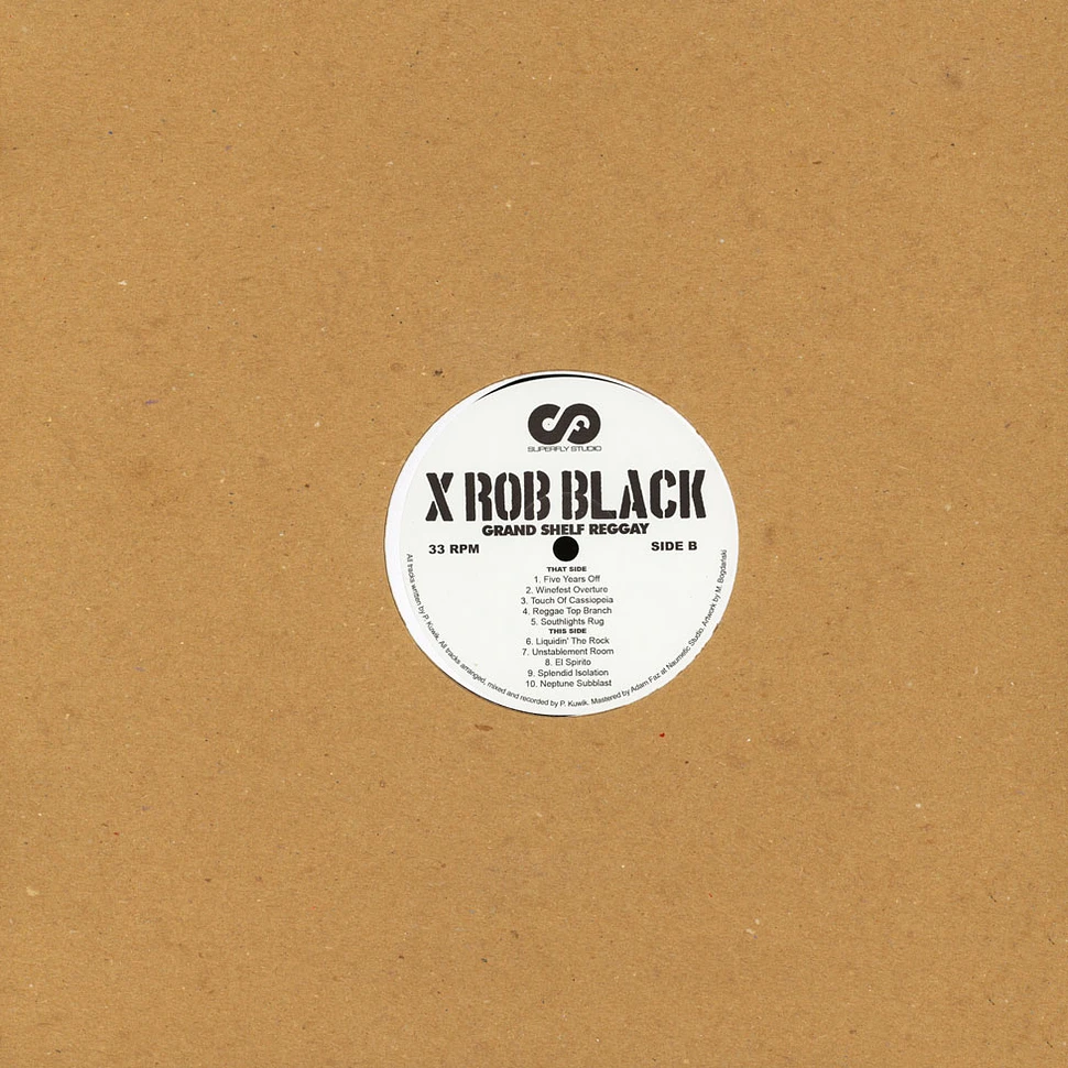 xRob Black - Grand Shelf Reggay