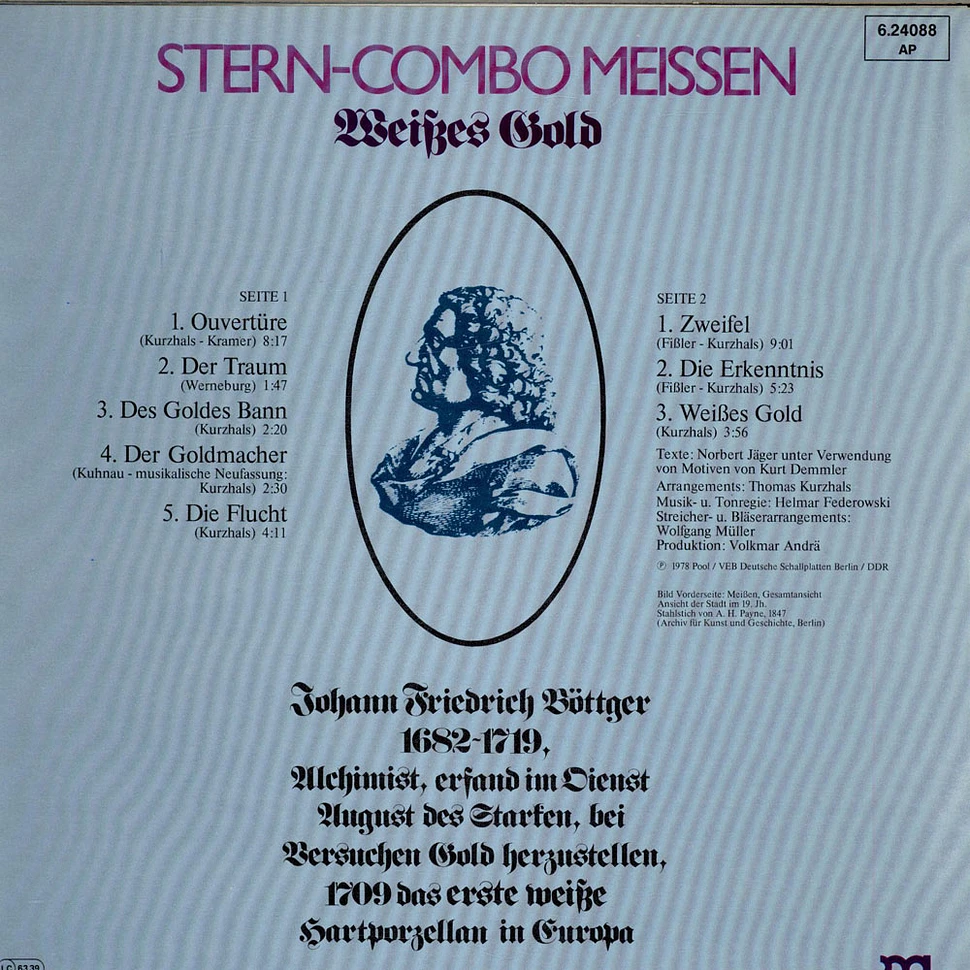 Stern Meissen - Weisses Gold