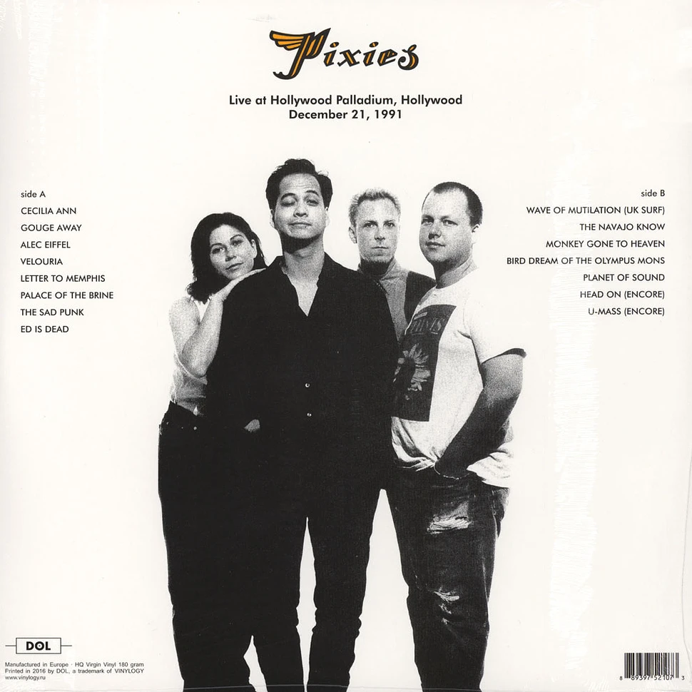 Pixies - Live at Hollywood Palladium Hollywood December 21 1991