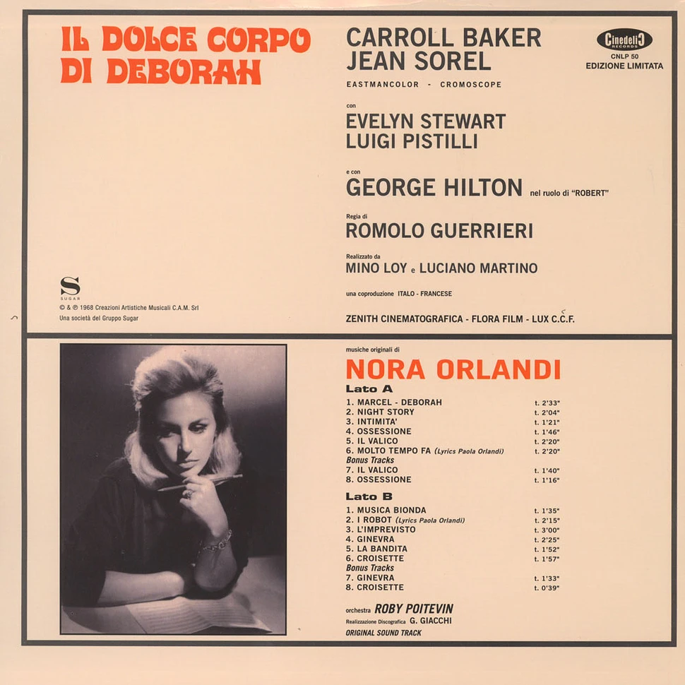 Nora Orlandi - Il Dolce Corpo Di Deborah Limited Colored Edition