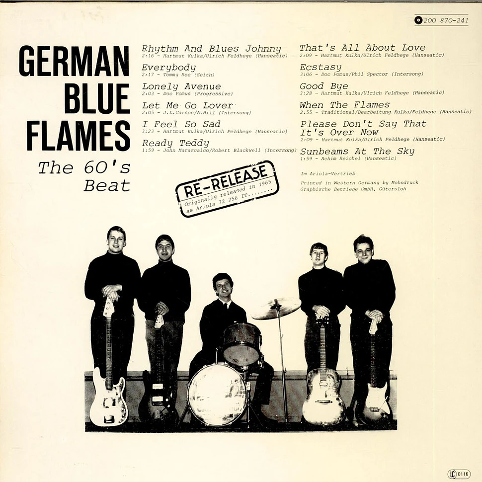 German Blue Flames - The 60's Beat