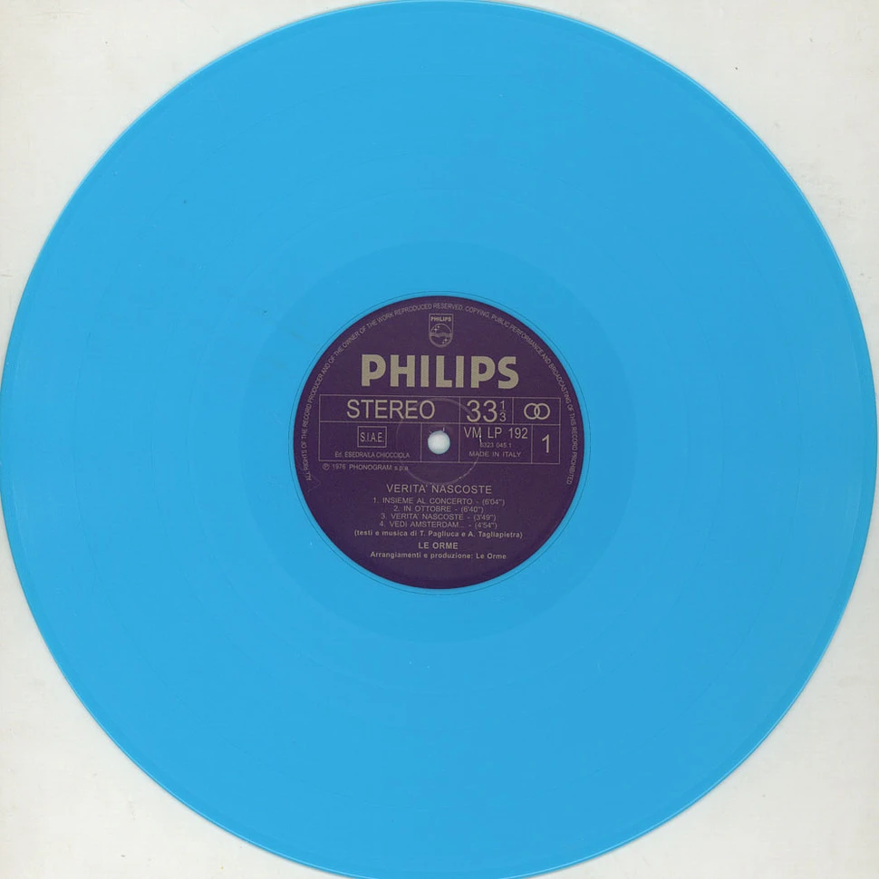 Le Orme - Verita Nascoste Turquoise Vinyl Edition