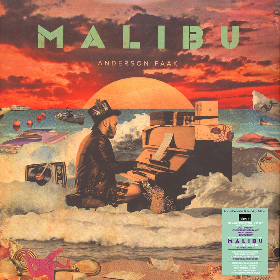 Anderson .Paak - Malibu HHV Exclusive Green Vinyl Edition