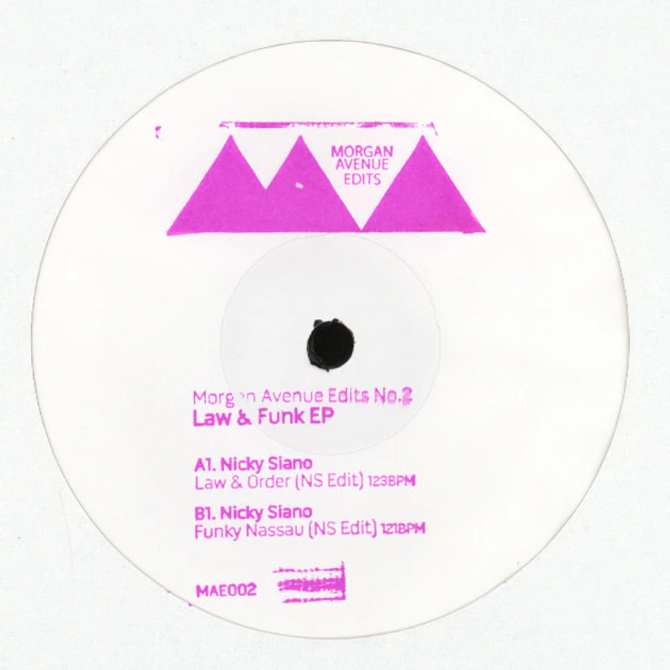 Nicky Siano - Law & Funk Ep