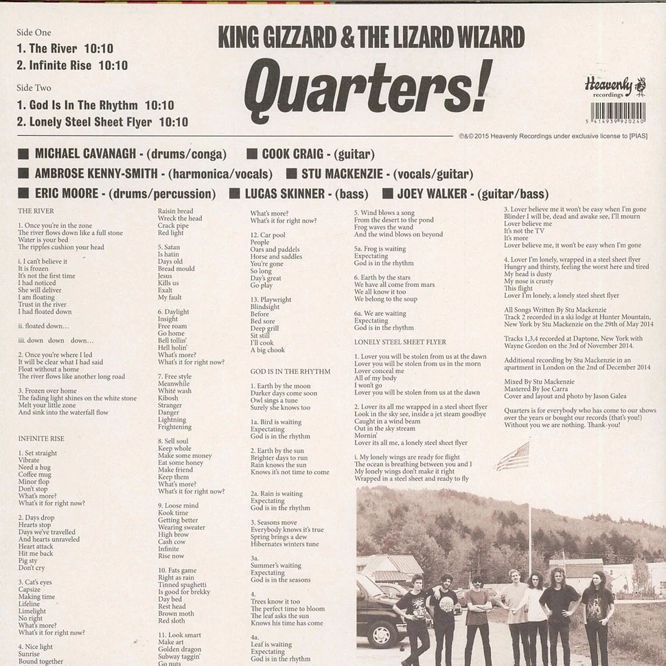 King Gizzard & The Lizard Wizard - Quarters!