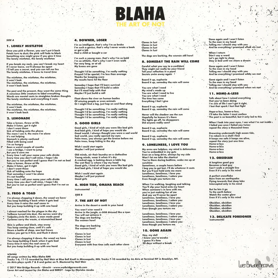 Blaha - The Art Of Not