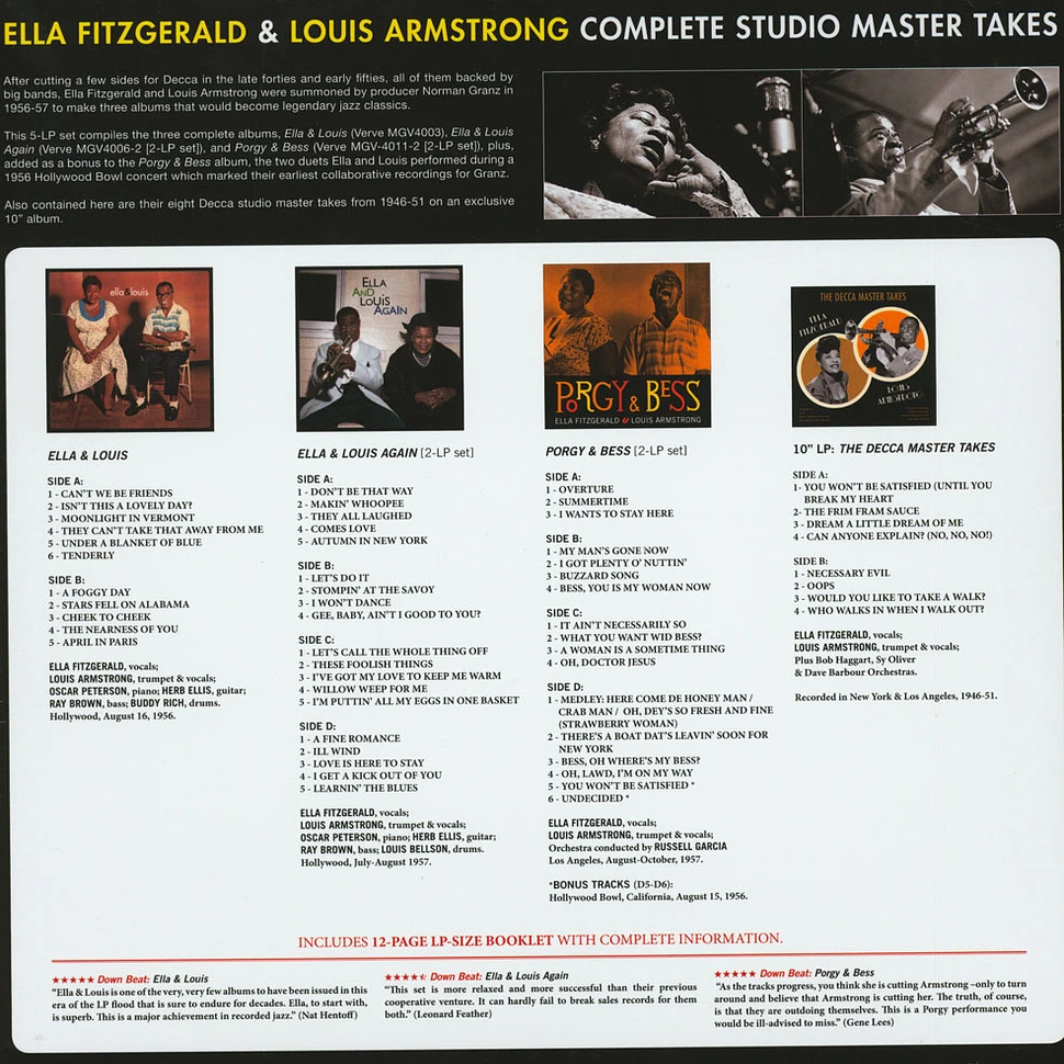 Ella Fitzgerald & Louis Armstrong - Ella & Louis - Complete Studio Master Takes