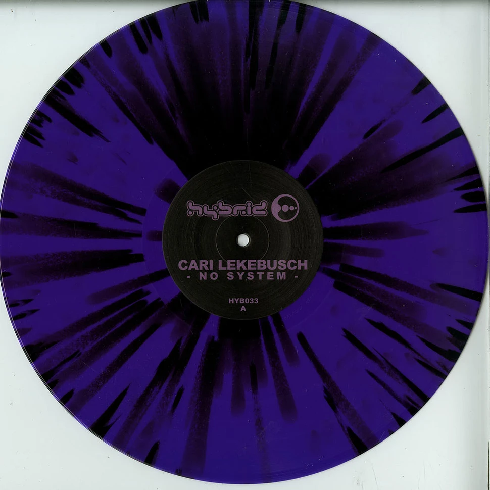 Cari Lekebusch - No System Purple & Black Splatter Vinyl