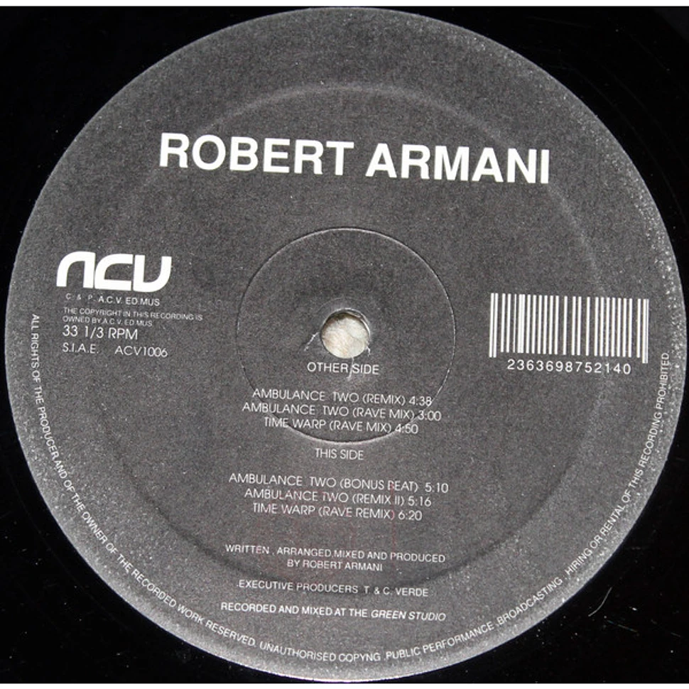 Robert Armani - Ambulance Two
