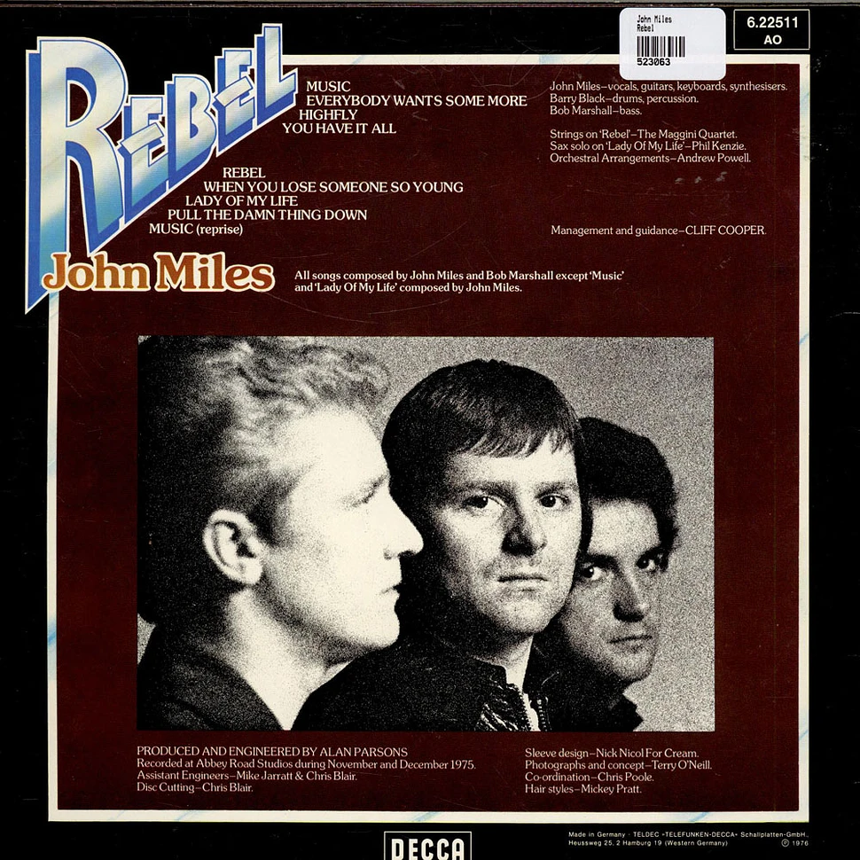 John Miles - Rebel