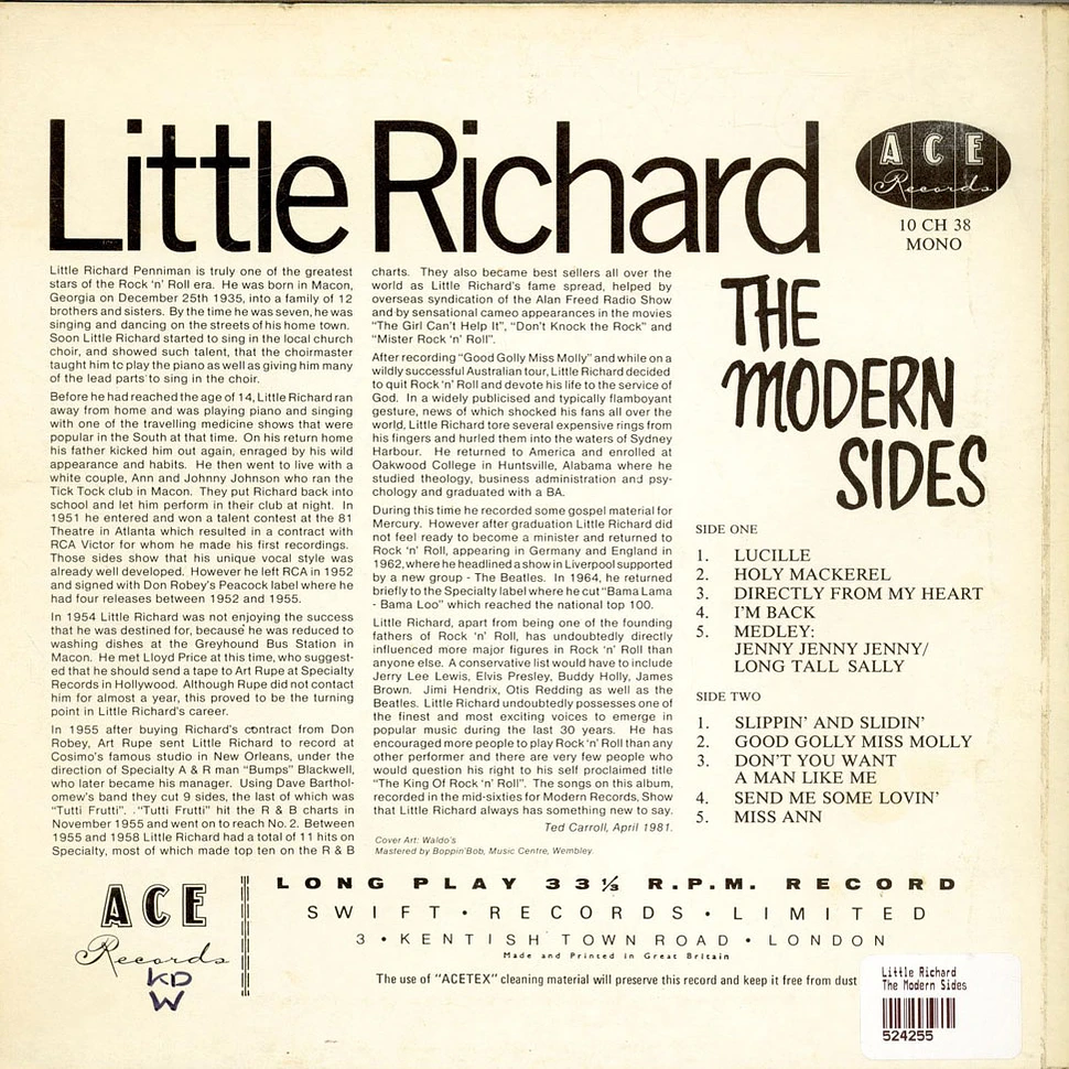 Little Richard - The Modern Sides