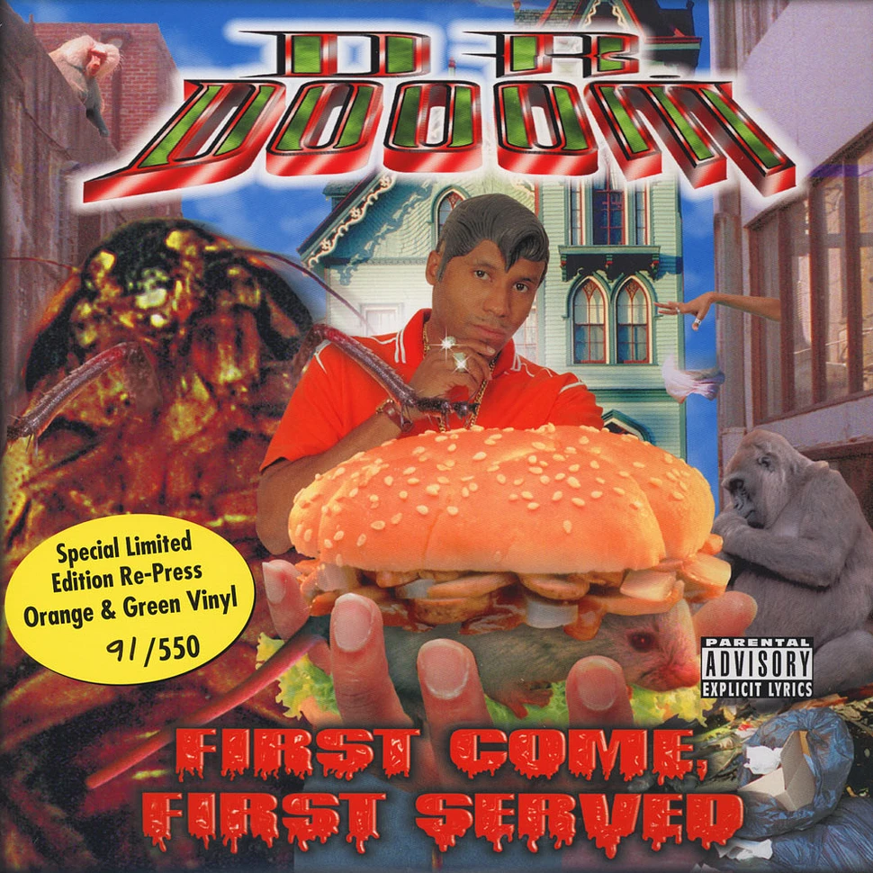 Dr. Dooom - First Come, First Served Green & Orange Vinyl Edition