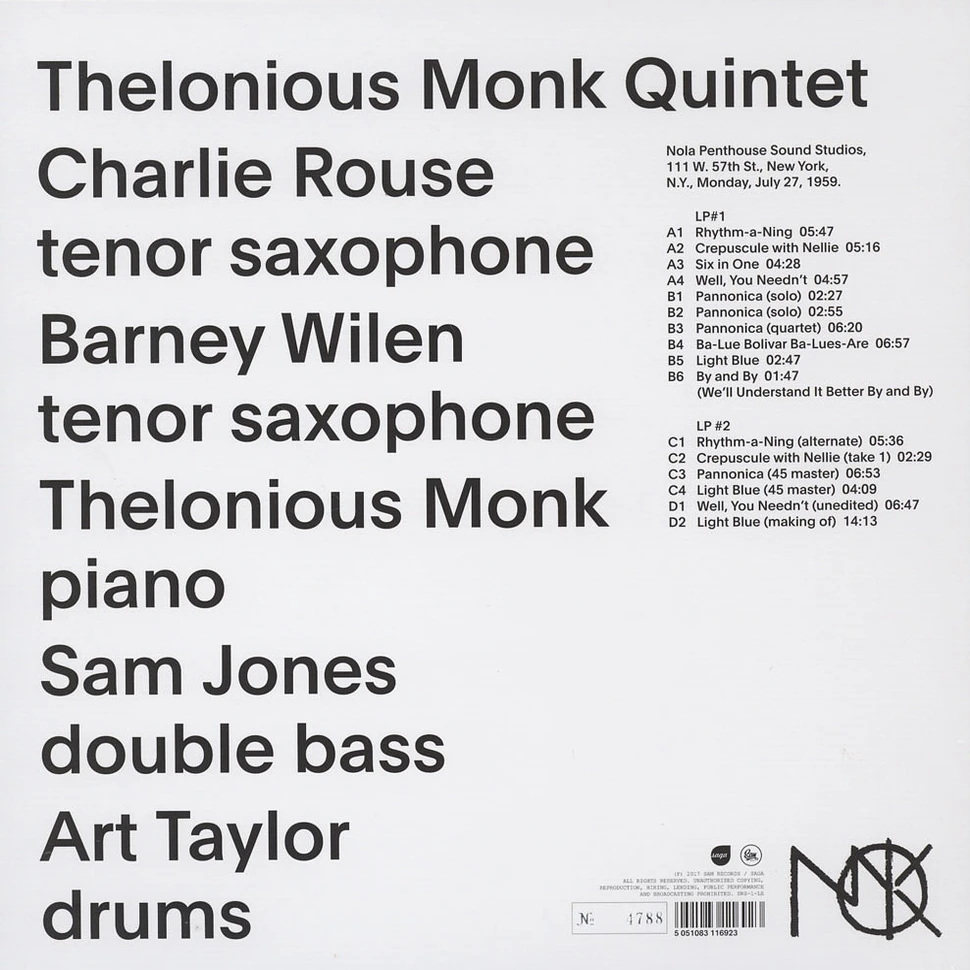 Thelonious Monk - OST Les Liasons Dangereuses