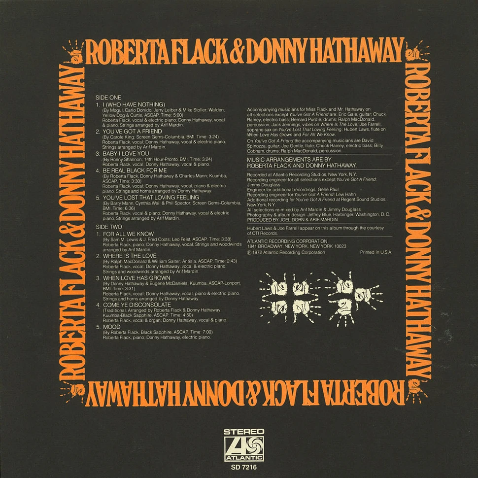 Roberta Flack & Donny Hathaway - Roberta Flack & Donny Hathaway