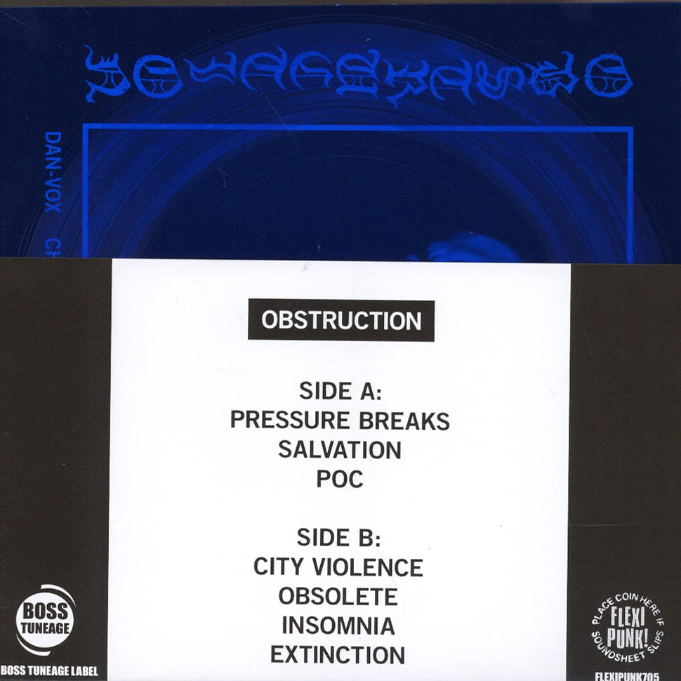 Obstruction - 7” Flexi Ep