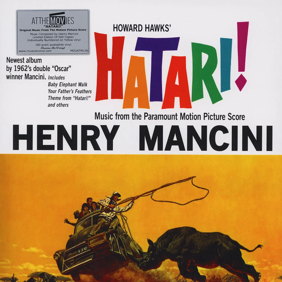 Henry Mancini - OST Hatari! Yellow Vinyl Edition