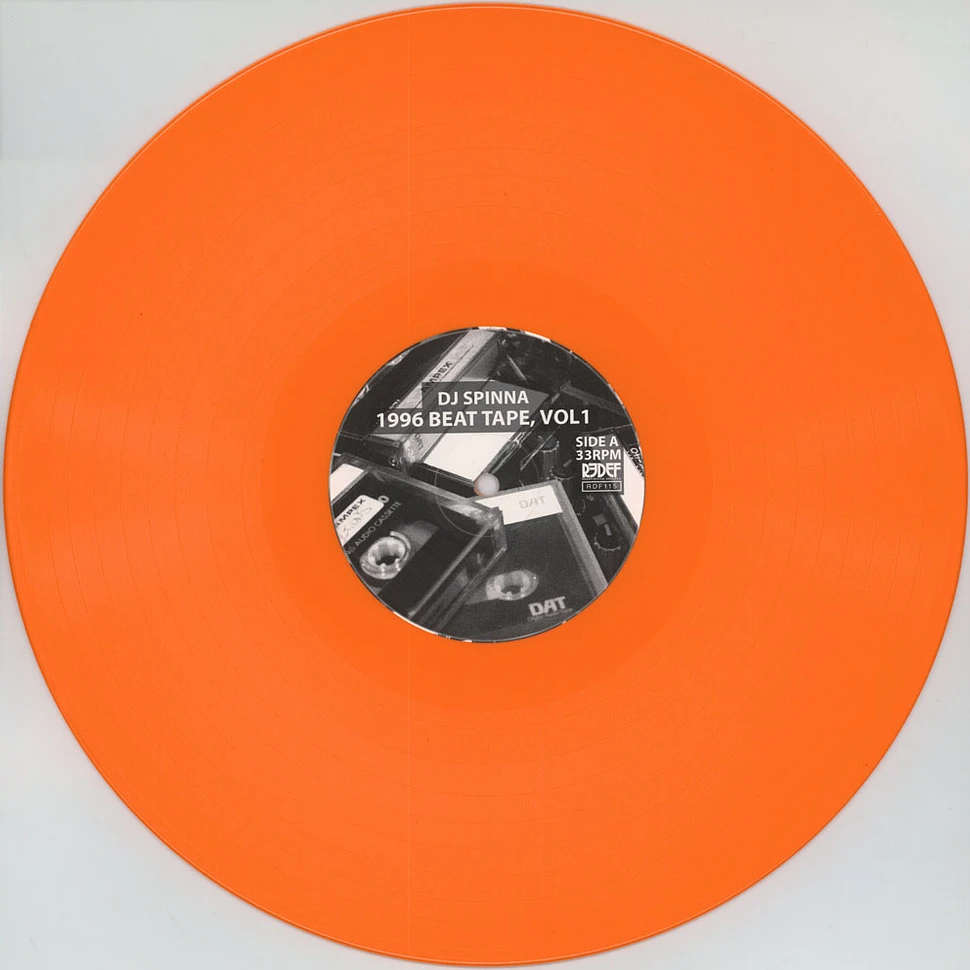DJ Spinna - 1996 Beat Tape Volume 1 Orange Vinyl Edition