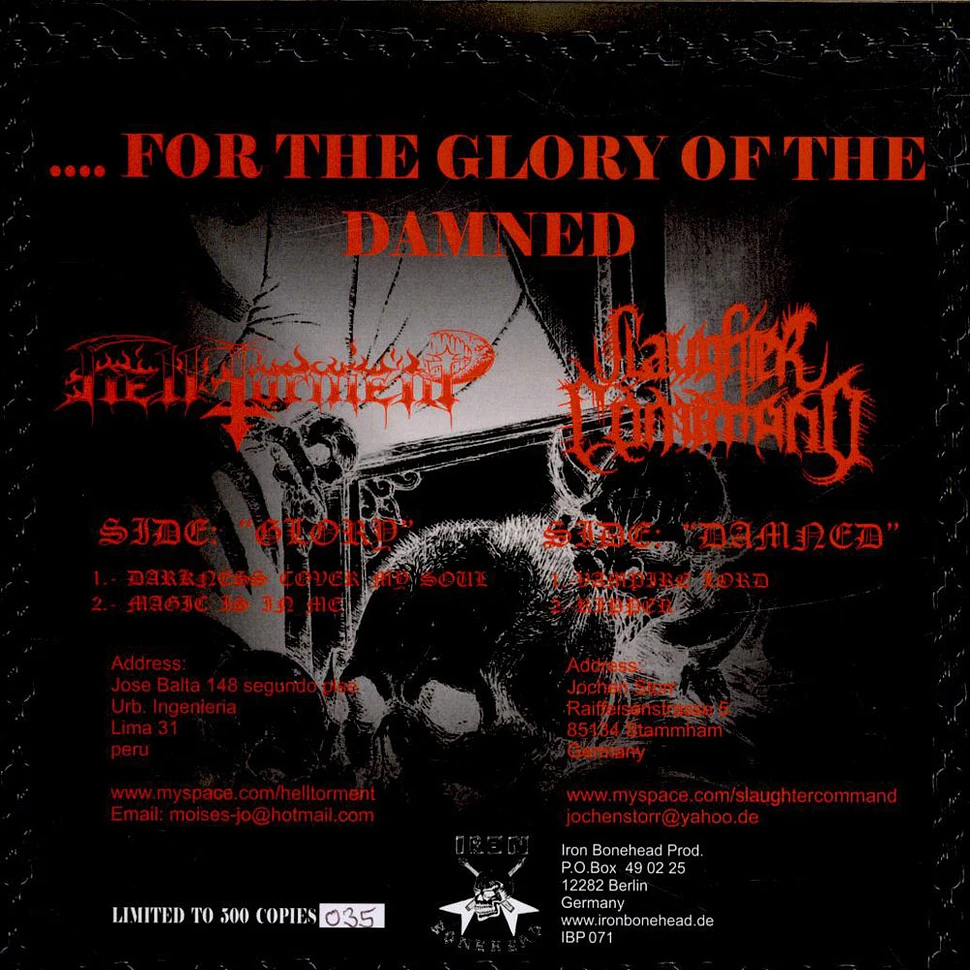 Hell Torment / Slaughter Command - ...For The Glory Of The Damned