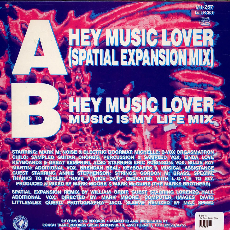 S'Express - Hey Music Lover (Spatial Expansion Mix)