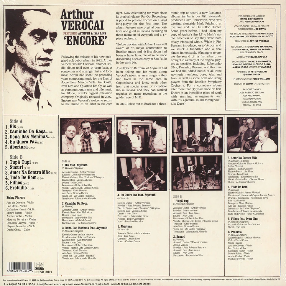 Arthur Verocai - Arthur Verocai HHV Summer Of Jazz Exclusive Half-Speed  Mastered Transparent Green Vinyl Edition