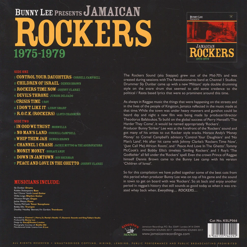 V.A. - Jamaican Rockers 1975-1979