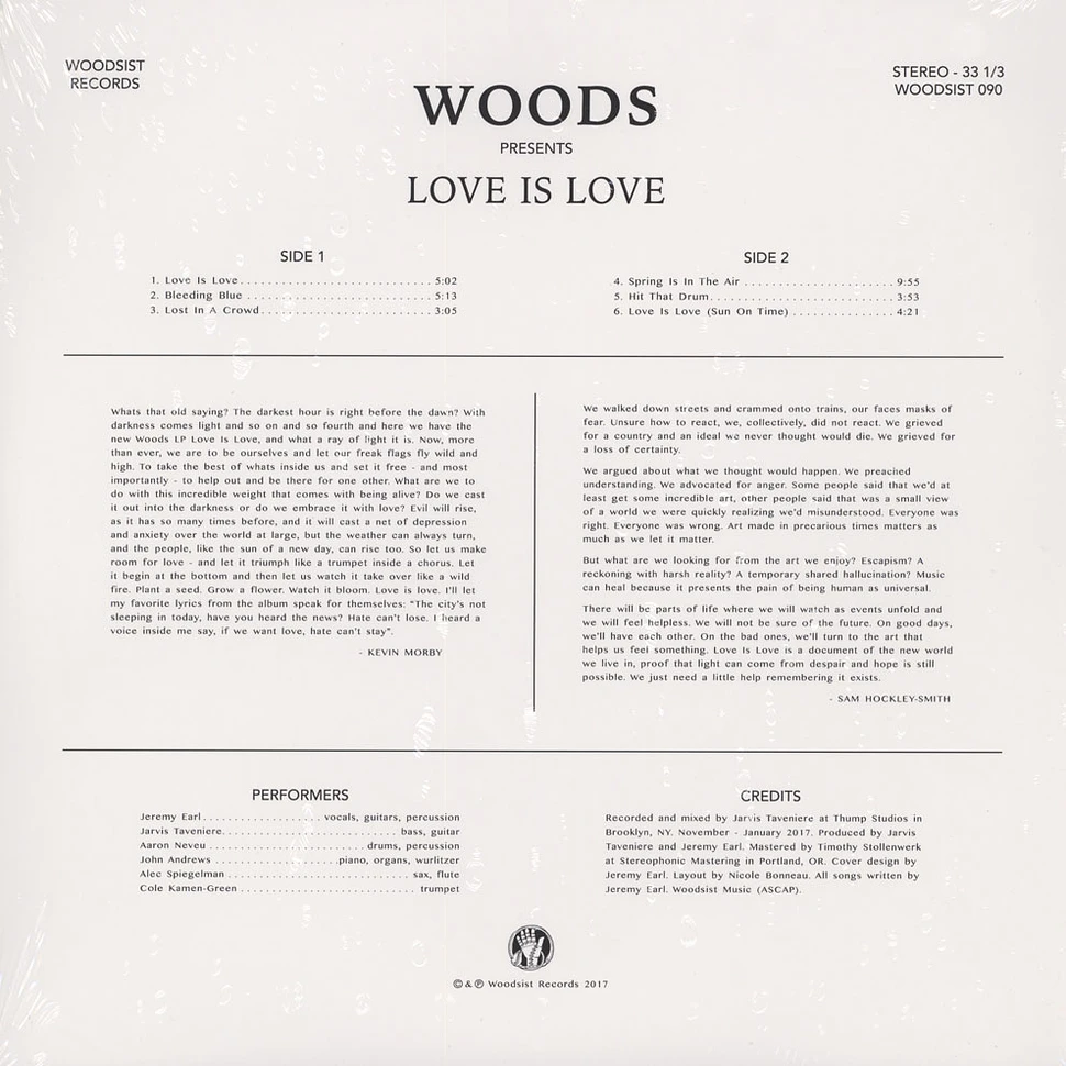 Woods - Love Is Love
