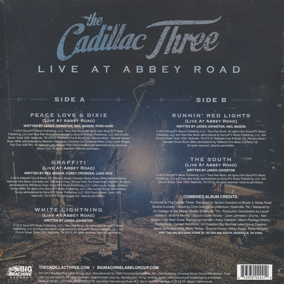The Cadillac Three - The Cadillac Three Live At Abbey Road