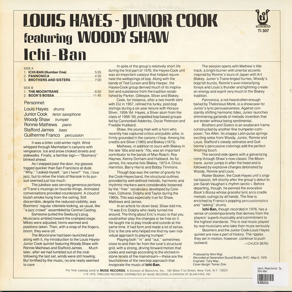 Louis Hayes, Junior Cook Featuring Woody Shaw - Ichi-Ban