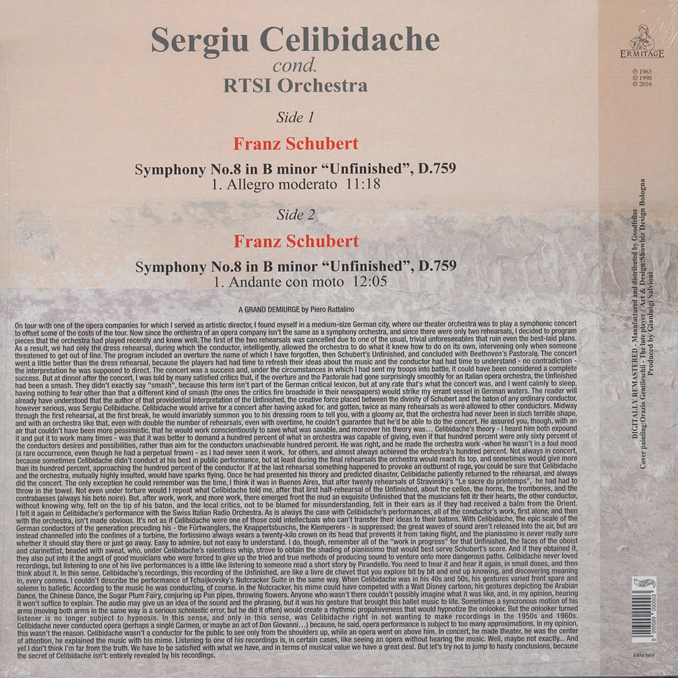 Sergiu Celibidache - Conducts Rsi Orchestra