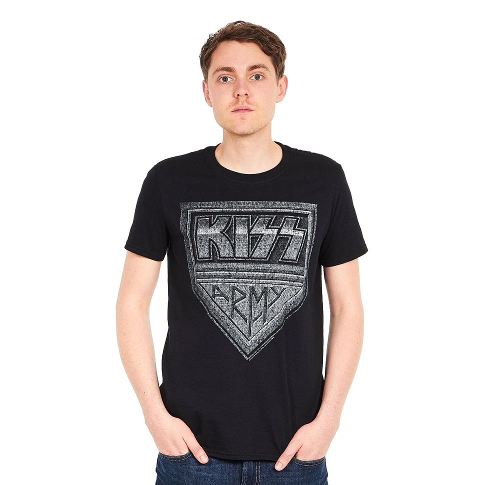 Kiss - Army Distressed T-Shirt