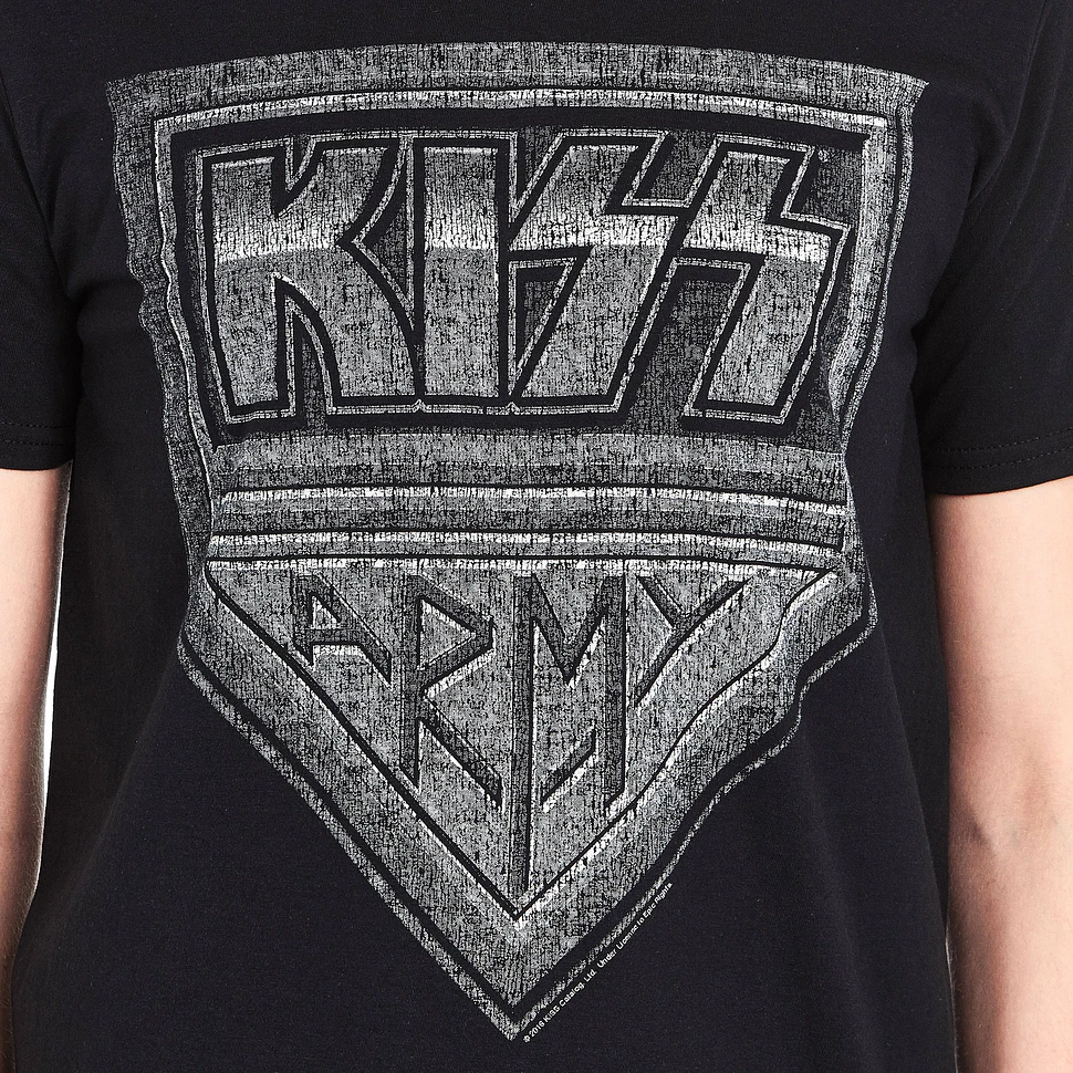 Kiss - Army Distressed T-Shirt
