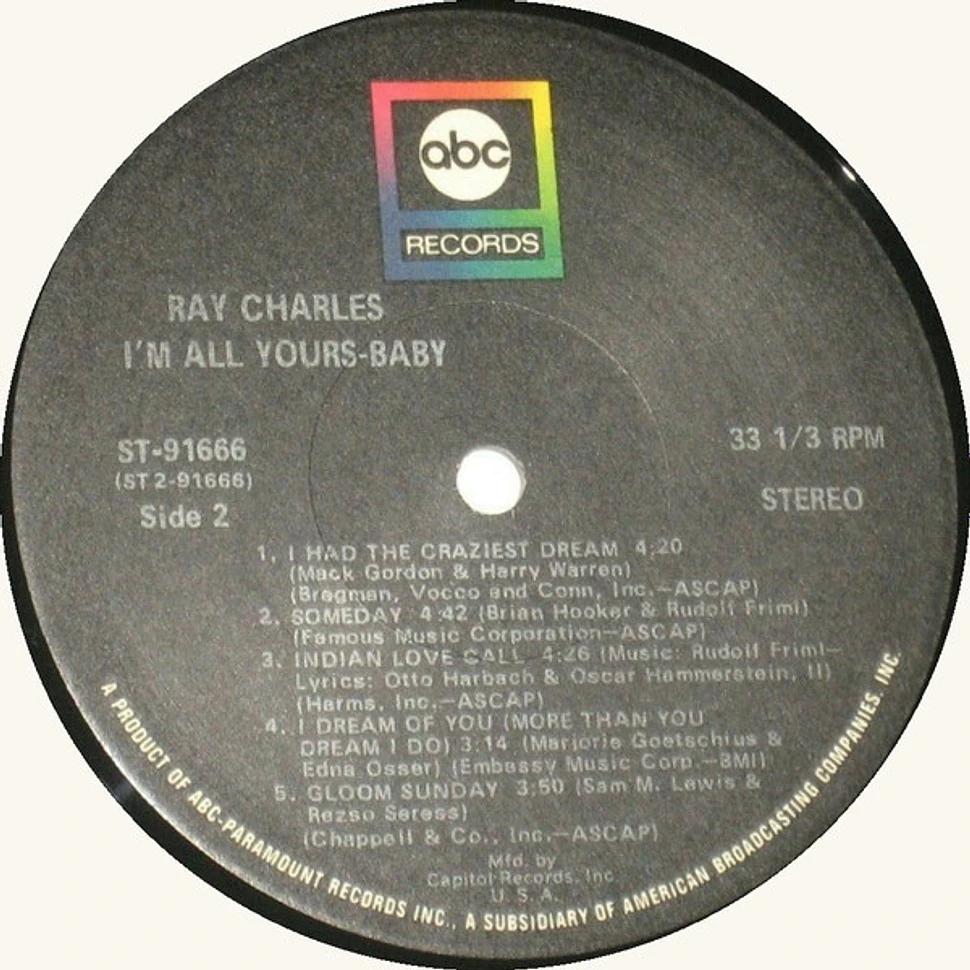 Ray Charles - I'm All Yours-Baby!