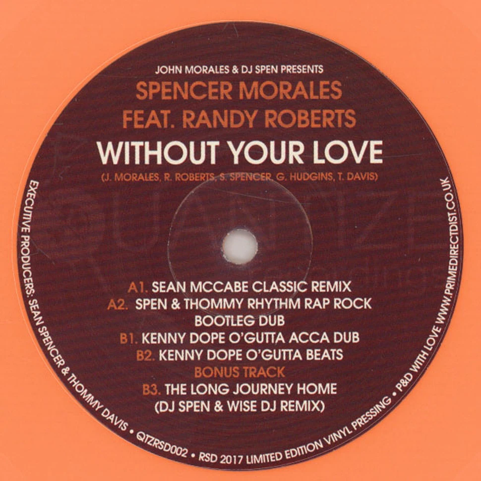 Spencer Morales - Without Your Love Feat. Randy Roberts The Rsd2017 Remixes