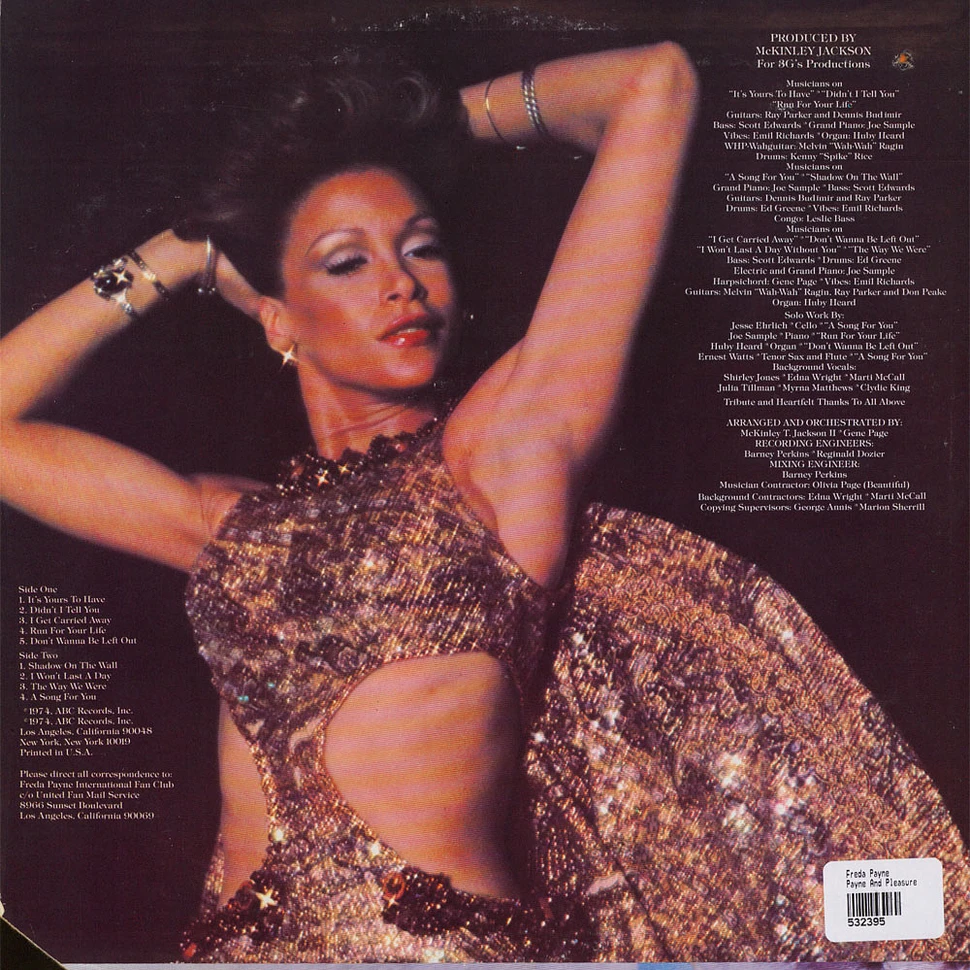 Freda Payne - Payne And Pleasure