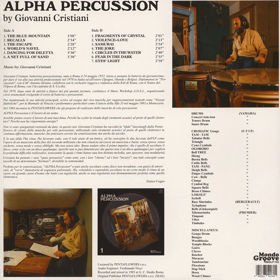 Giovanni Cristiani - Alpha Percussion
