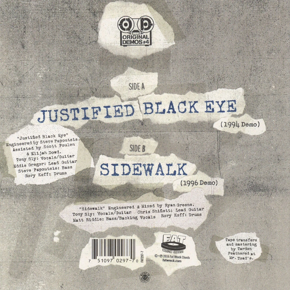 No Use For A Name - Justified Black Eye