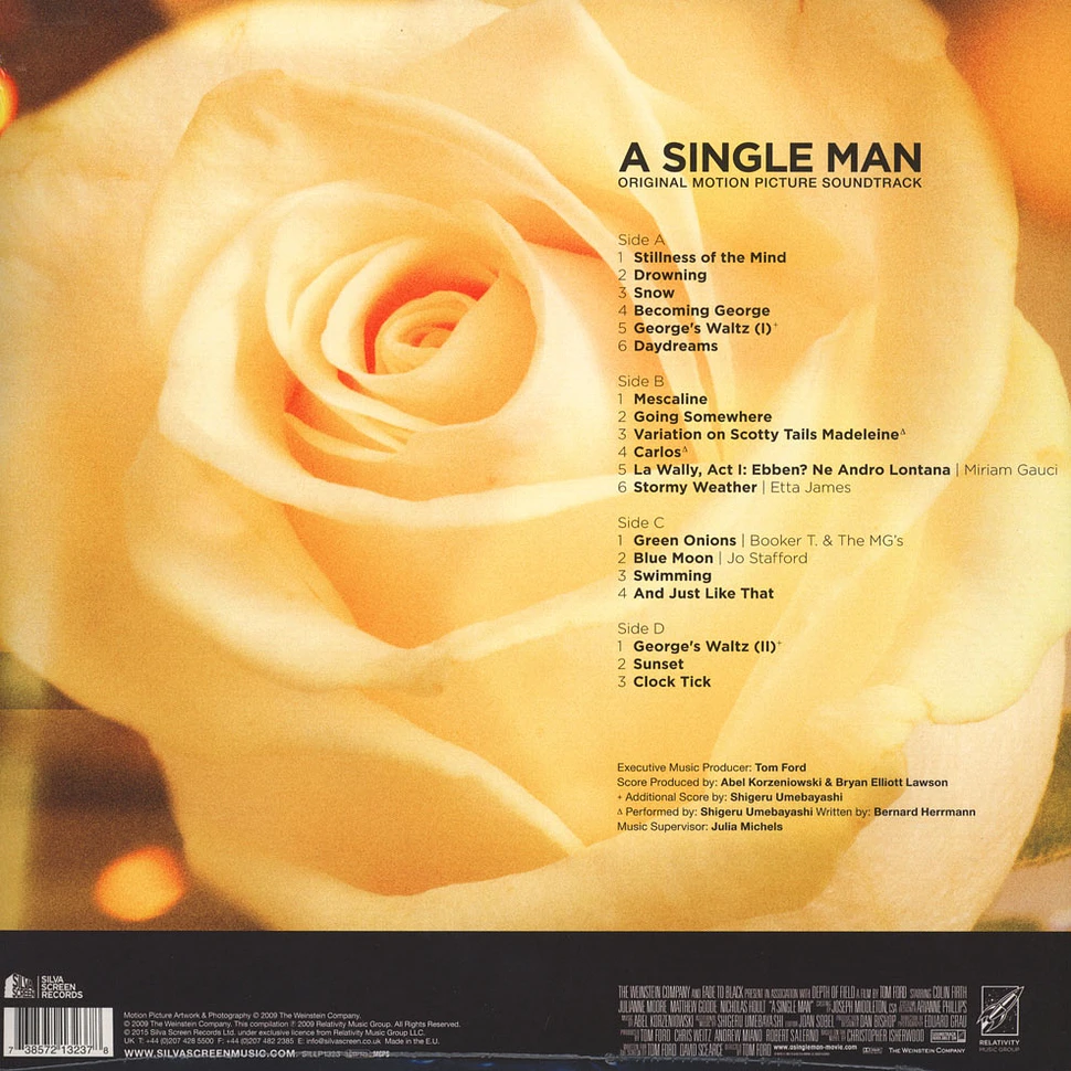 V.A. - OST A Single Man Black Vinyl Edition