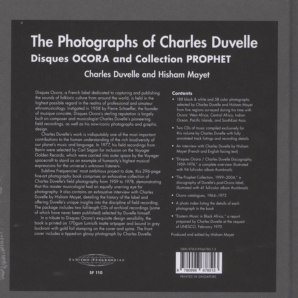 Charles Duvalle & Hisham Mayet - The Photographs Of Charles Duvelle: Disques Ocora And Collection Prophet