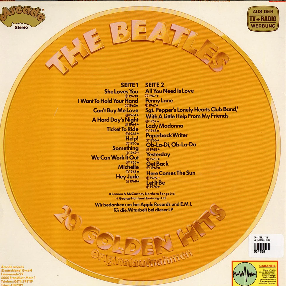 The Beatles - 20 Golden Hits