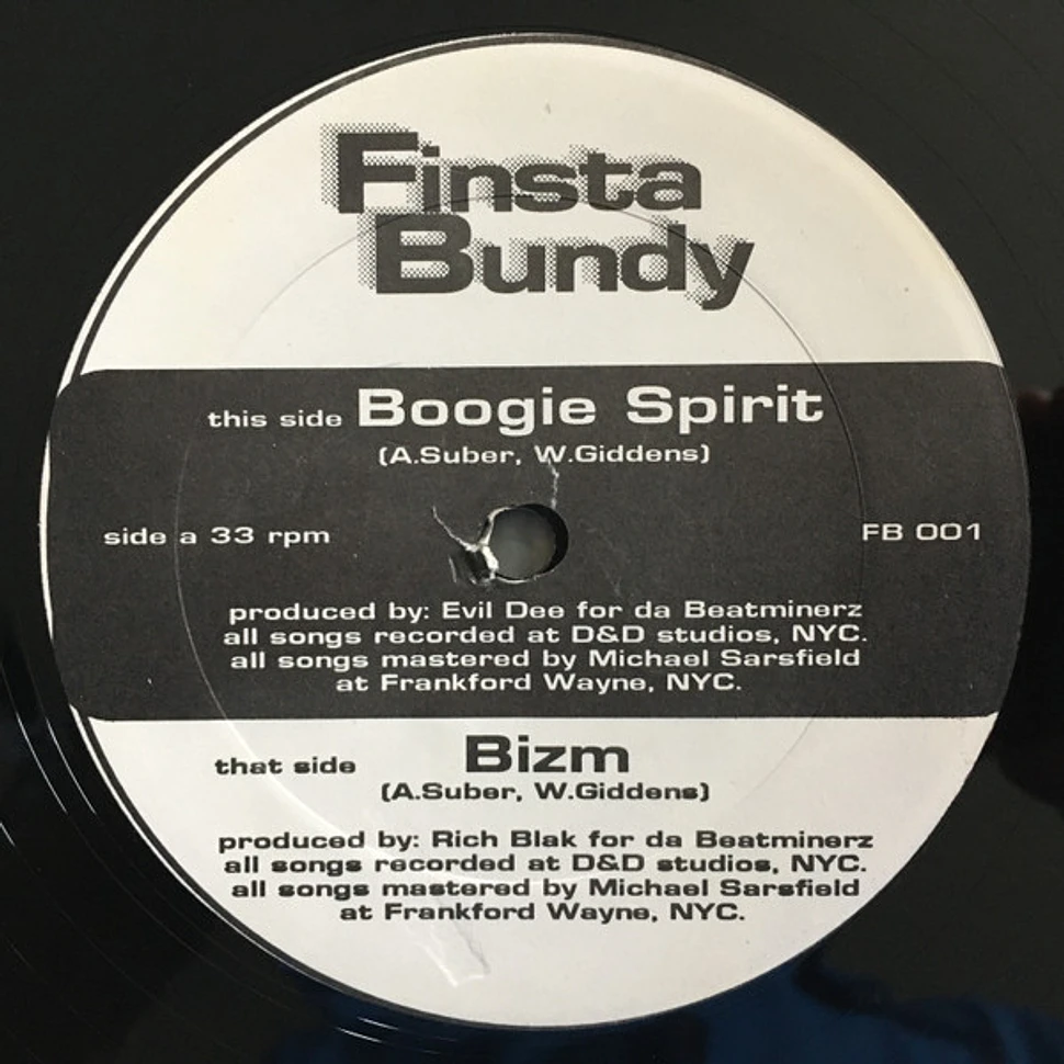Finsta Bundy - Boogie Spirit / Bizm