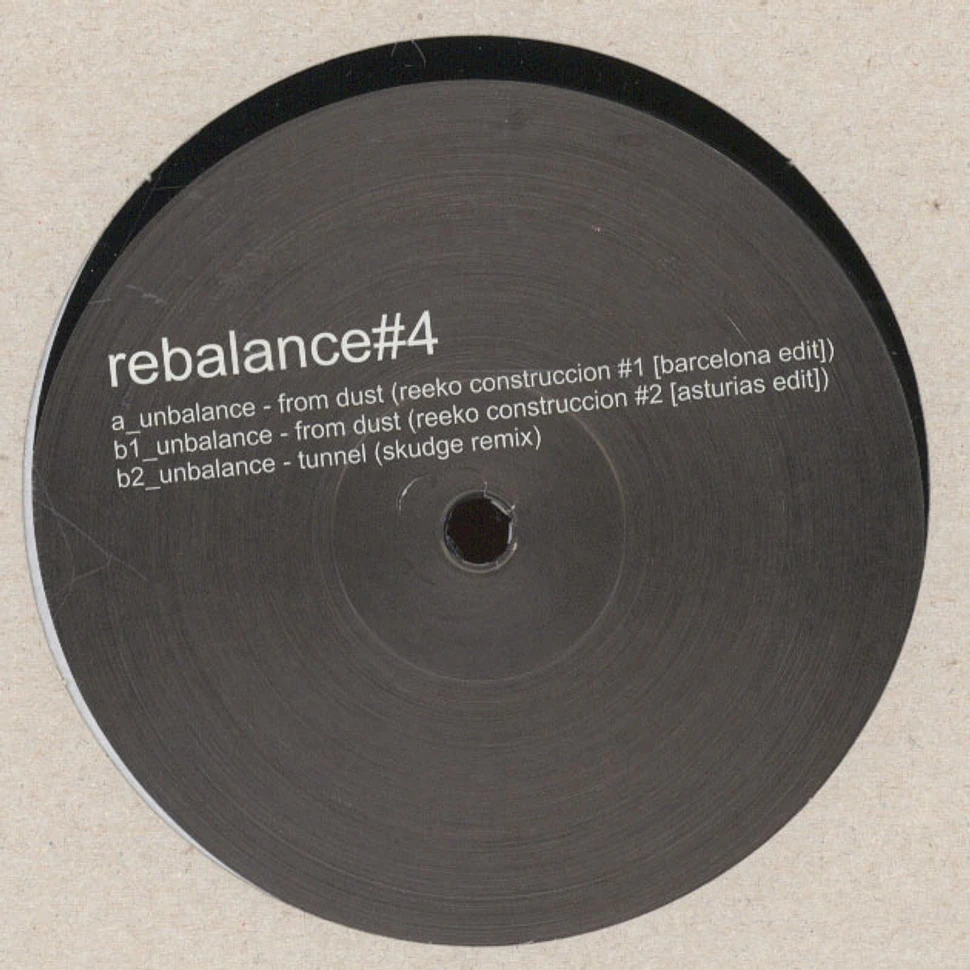 Unbalance - Rebalance 004 Reeko & Skudge Remixes