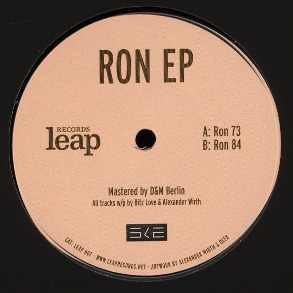 Bitz & A:lex - Ron EP