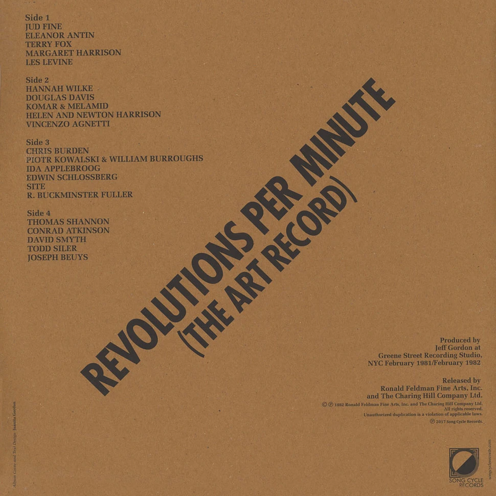V.A. - Revolutions Per Minute (The Art Record)