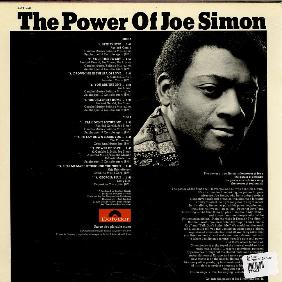 Joe Simon - The Power Of Joe Simon