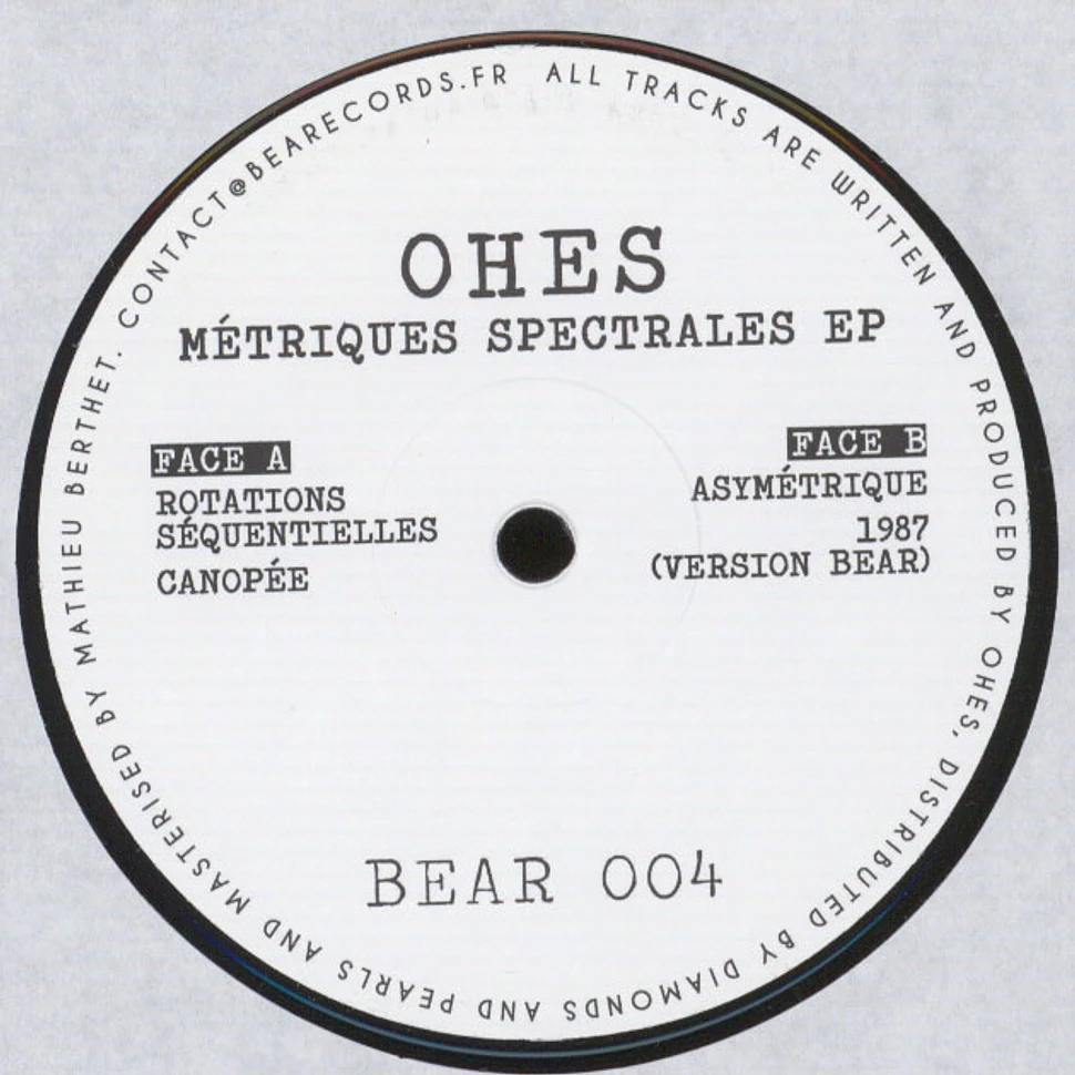 OHES - Metriques Spectrales