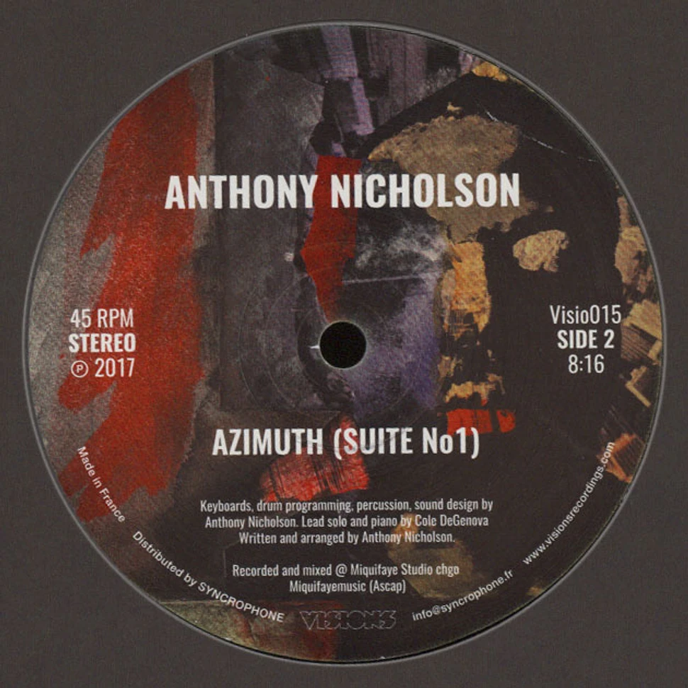 Anthony Nicholson - Confessions Feat. William Kurk