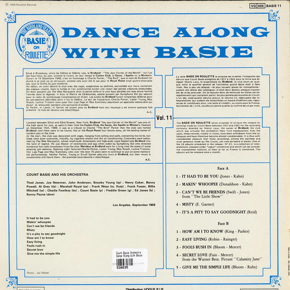 Count Basie Orchestra - Dance Along With Basie