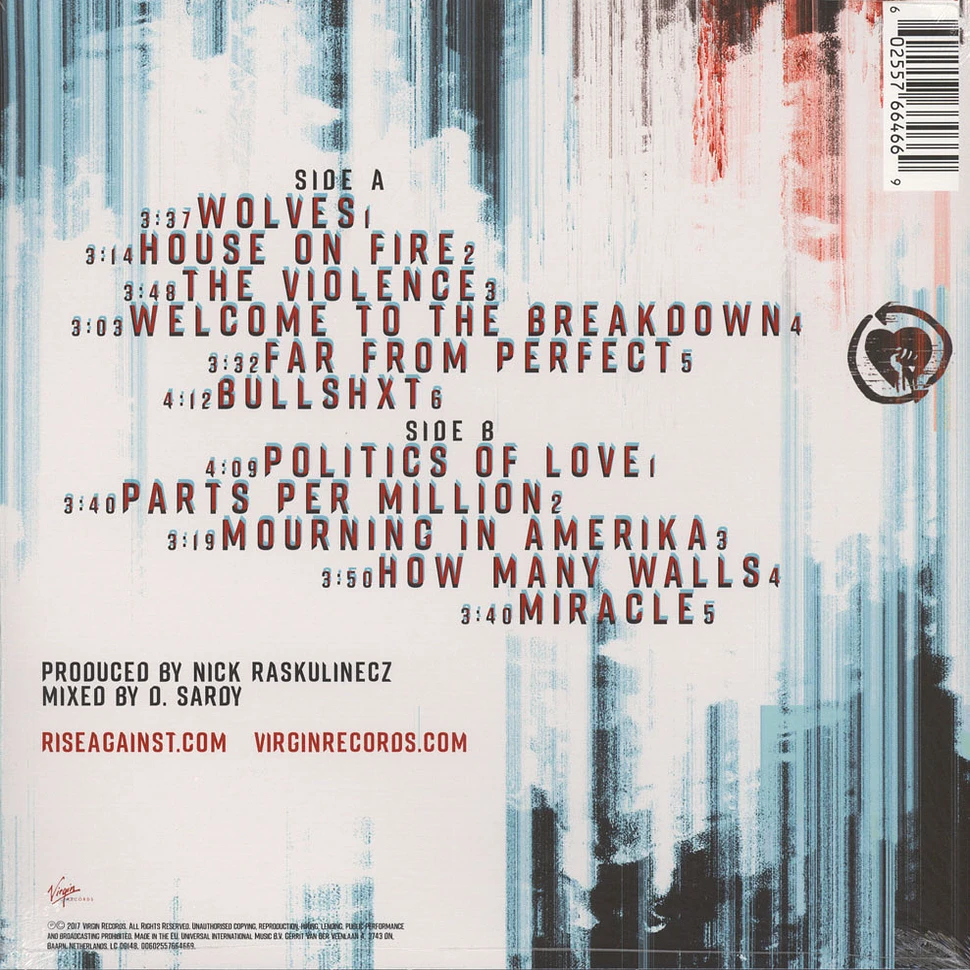 Rise Against - Wolves Pink Vinyl Edition