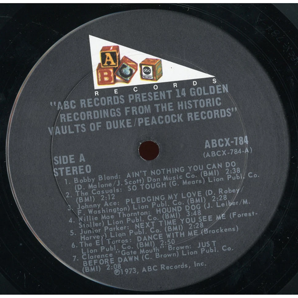 V.A. - 14 Golden Recordings From The Historic Vaults Of Duke/Peacock Records